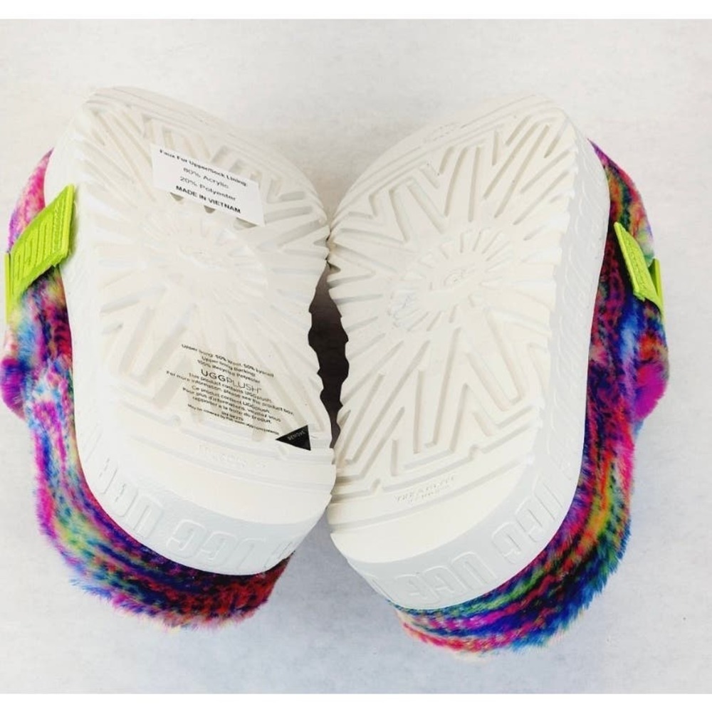 Womens UGG Fluffita Pixelate Sandals Slide Shoes SZ 7 - Picture 7 of 8